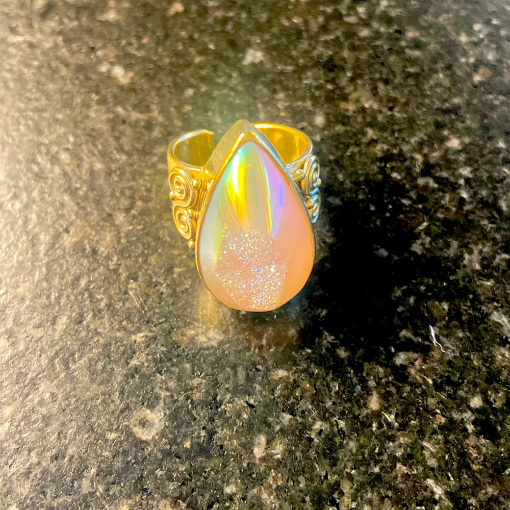 Sajen Sterling Silver Druzy Ring